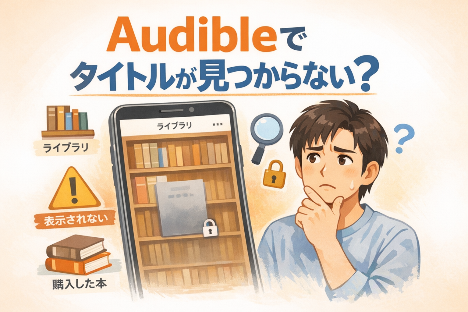 Audibleでタイトルが見つからない